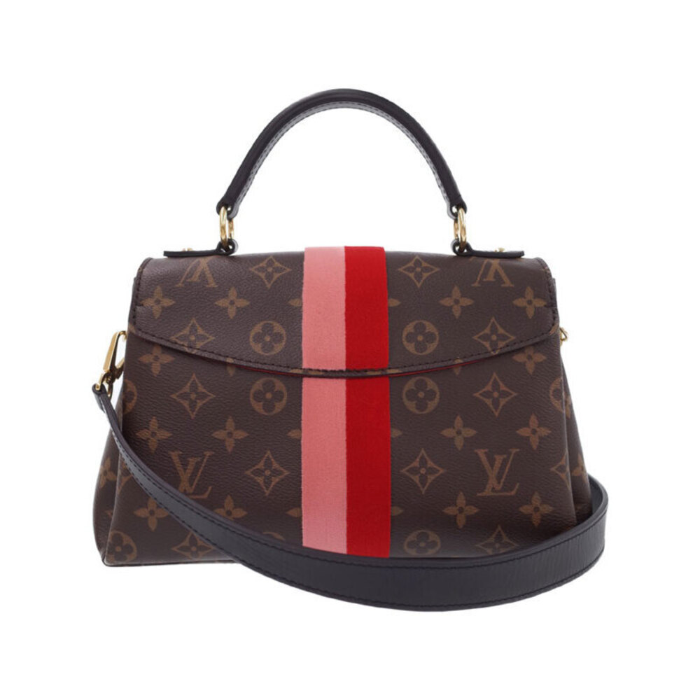 Louis Vuitton Shoulder Brown Monogram Georges Bag Leather